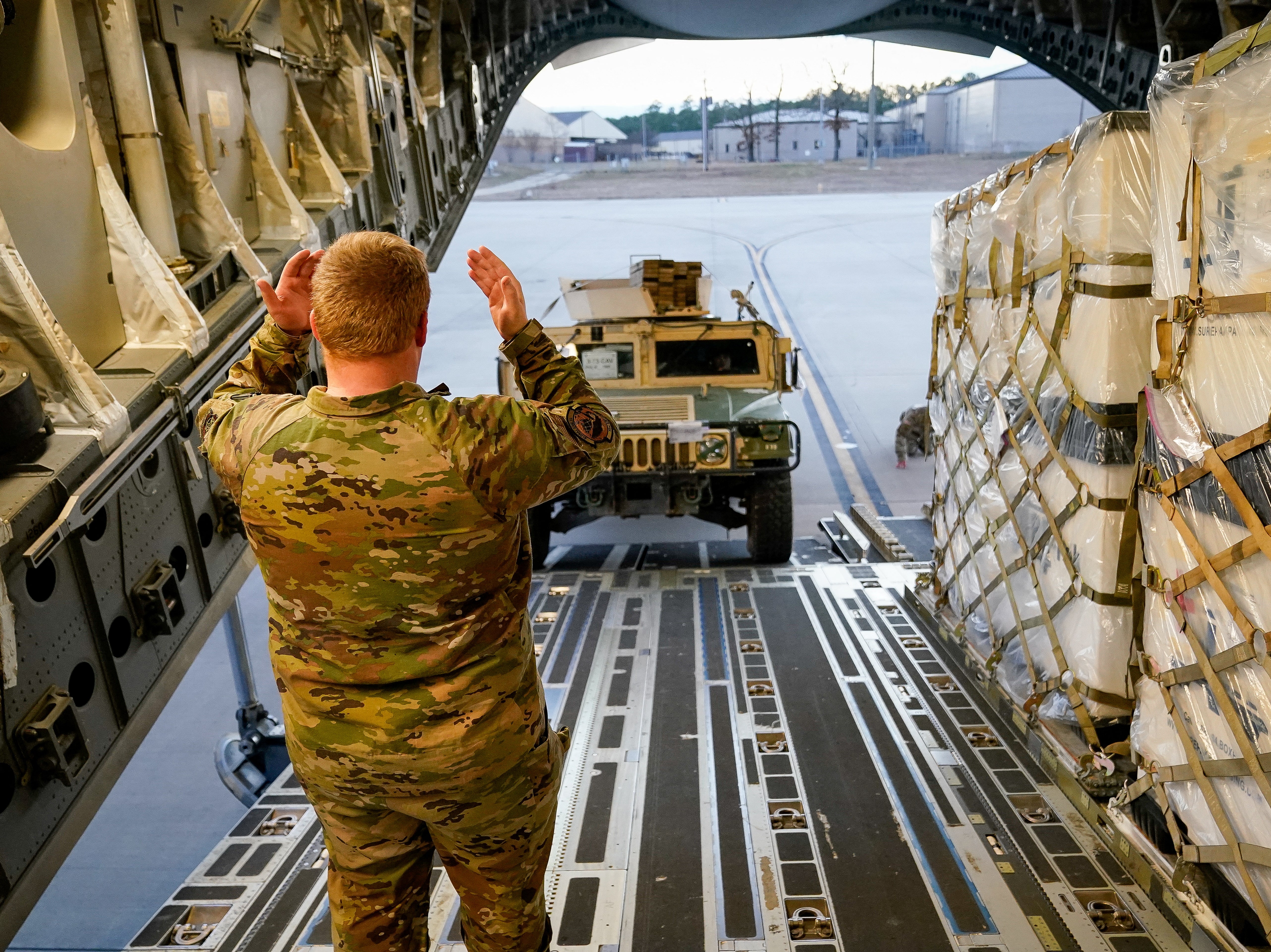 It comes as US troops arrived in Poland on Sunday