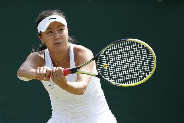 Peng Shuai has called reports surrounding a sexual assault allegation a ‘huge misunderstanding’ (Anthony Devlin/PA)