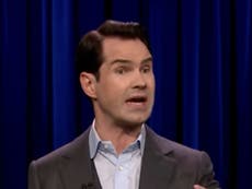 Jimmy Carr addresses ‘racist’ travellers joke during stand-up set