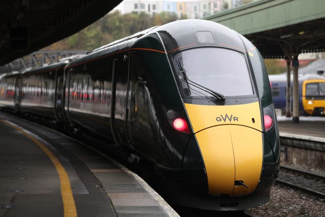 Great Western Railway trains into London Paddington were disrupted by a trackside fire during the Monday morning rush hour (Andrew Matthews/PA)
