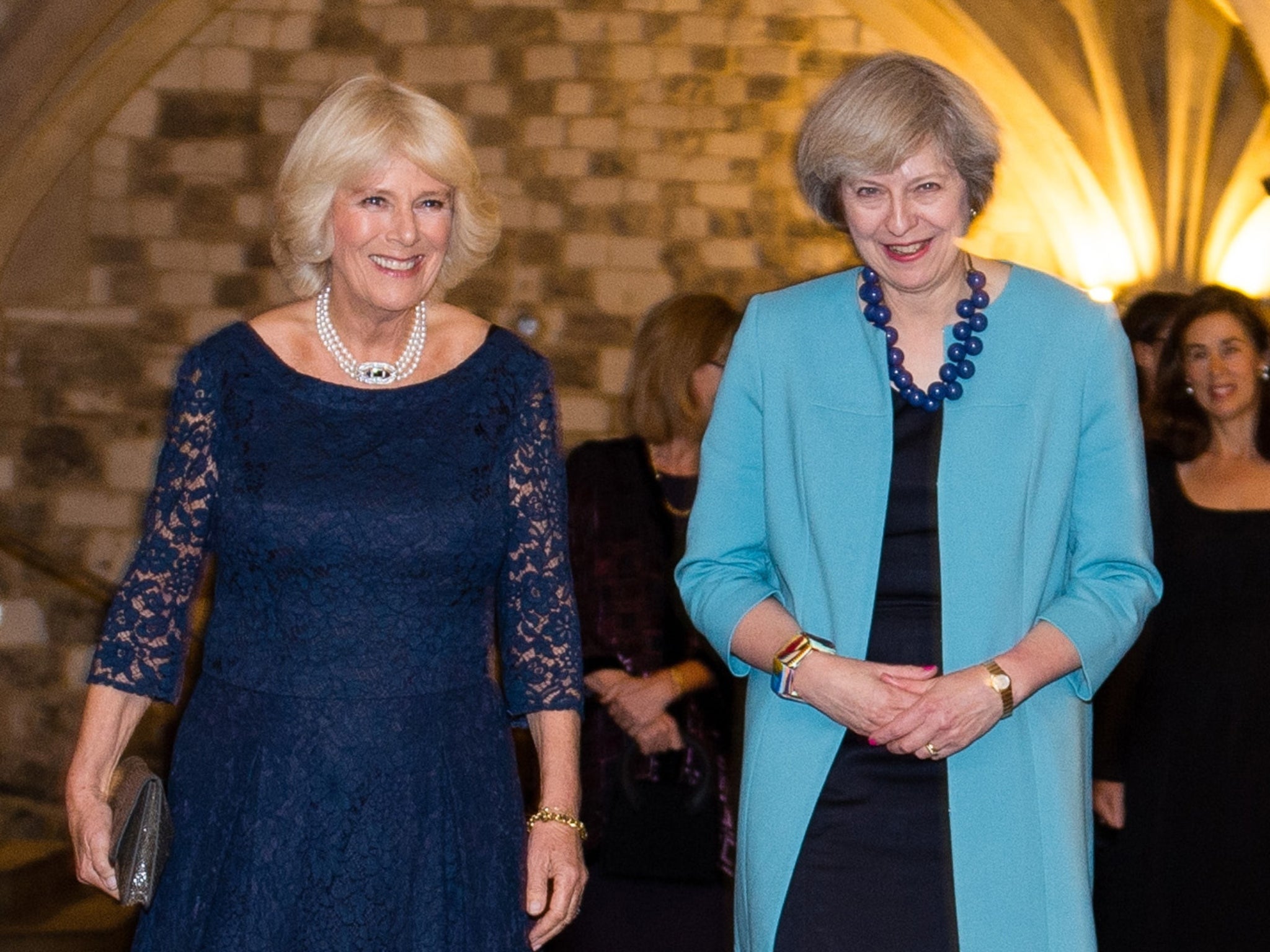 The Duchess of Cornwall and Theresa May
