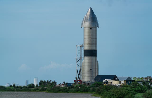 <p>Musk’s Starship SN15 at the Starbase space facility in Boca Chica, Texas</p>