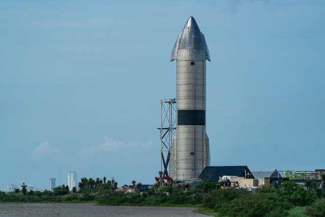 <p>Musk’s Starship SN15 at the Starbase space facility in Boca Chica, Texas</p>