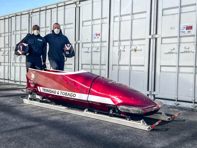 Axel Brown is aiming to write a Trinidadian bobsleigh story in Beijing (Axel Brown)