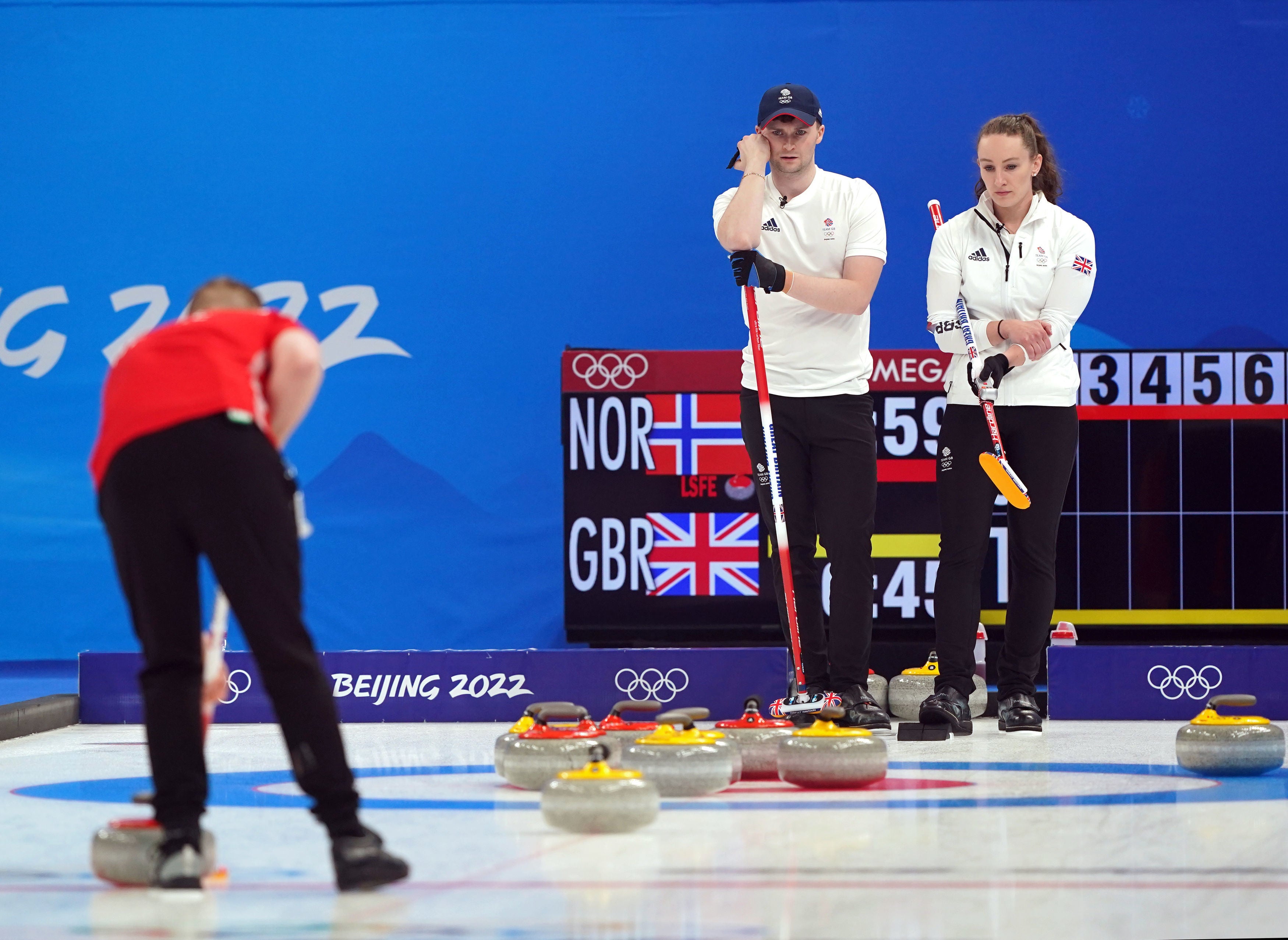 Mouat and Dodds couldn’t get over the line against Norway