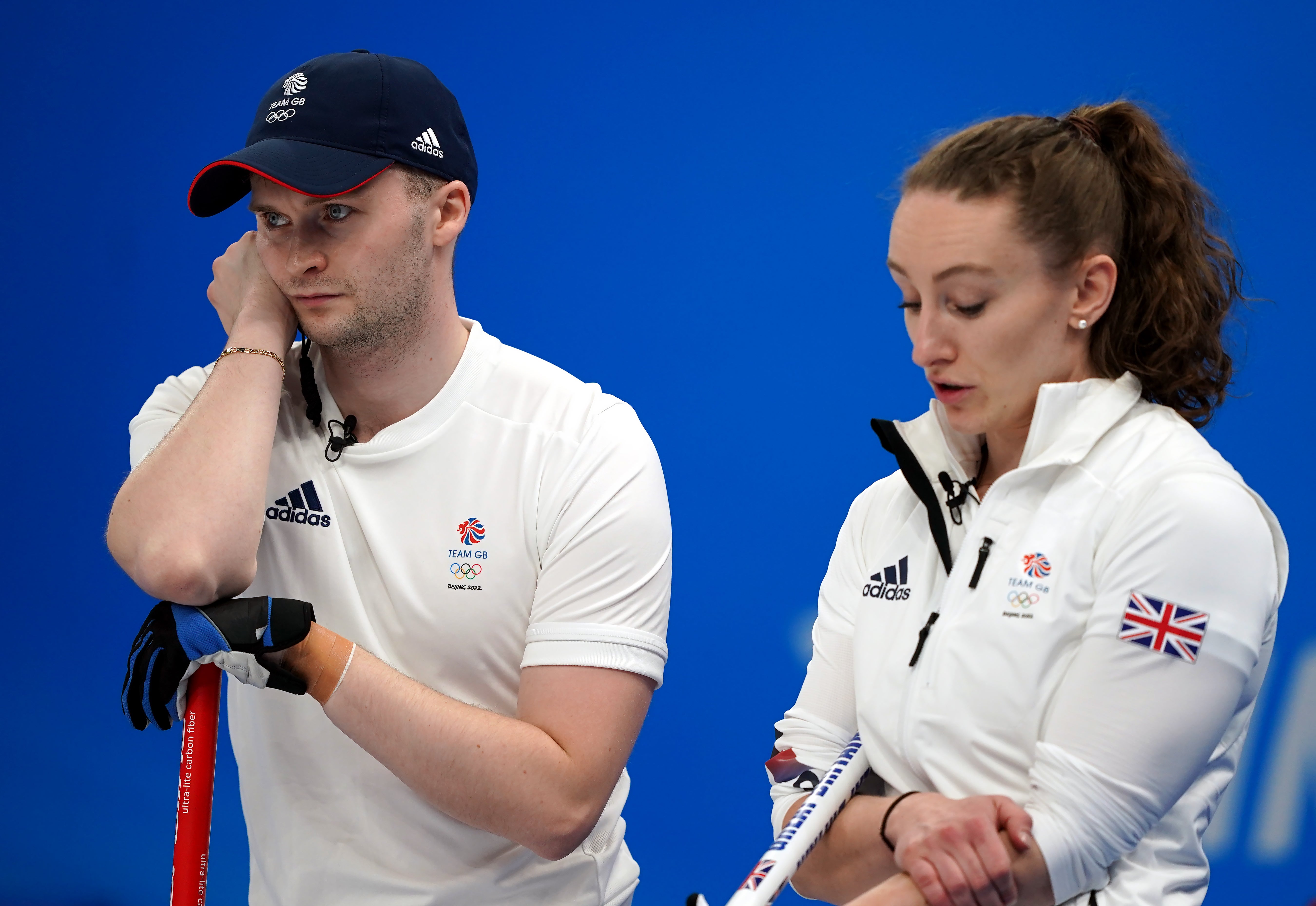 Bruce Mouat and Jennifer Dodds missed out on a place in the Olympic final (Andrew Milligan/PA)