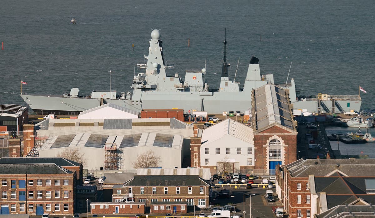 All six Royal Navy destroyers in port amid heightened tensions with Russia