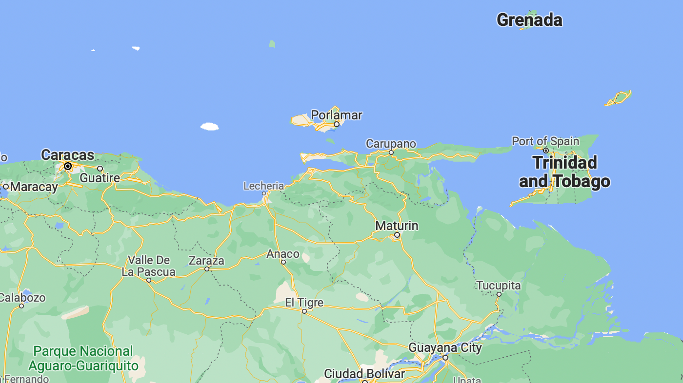 The southern tip of Trinidad is just a few kilometers off the coast of Venezuela