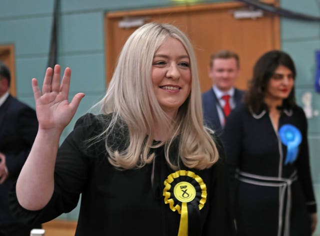 Amy Callaghan represents East Dunbartonshire (Jane Barlow/PA)