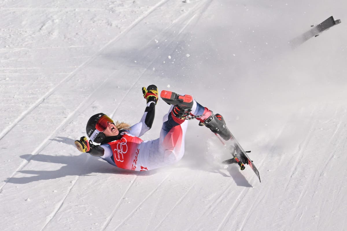 Team USA skier Nina O&rsquo;Brien recovering from harrowing crash near finish line of giant slalom race