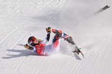 Team USA skier Nina O’Brien recovering from harrowing crash near finish line of giant slalom race