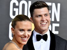Scarlett Johansson and Colin Jost have their minds read by Alexa in Amazon Super Bowl commercial 
