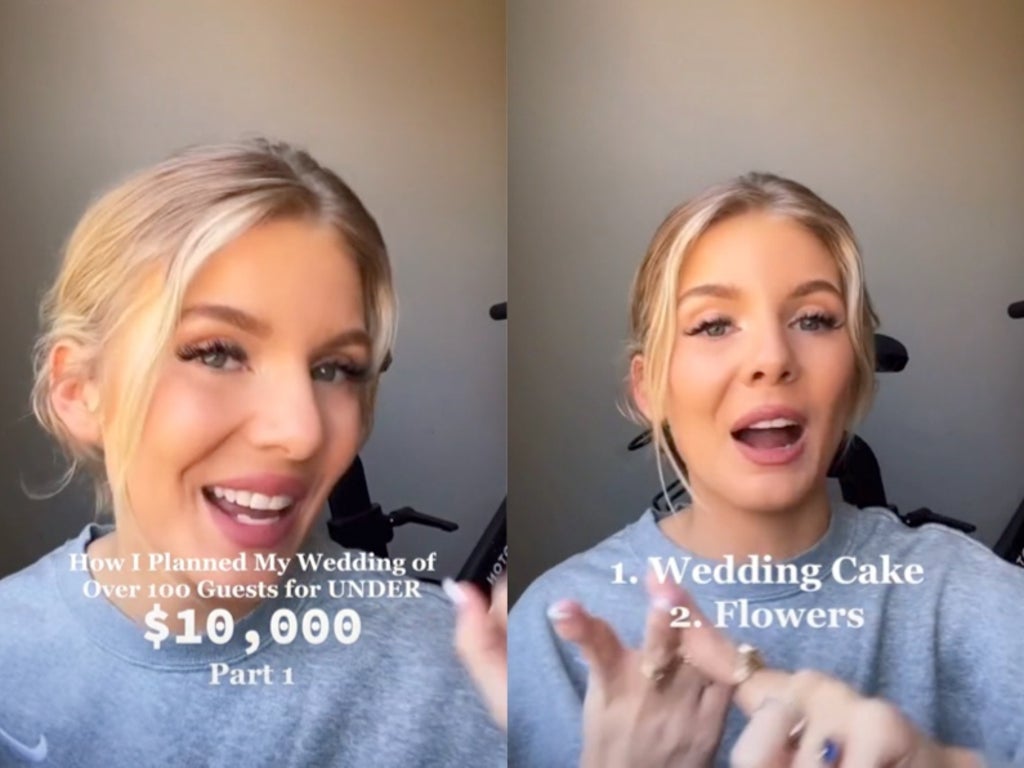 Bride shares tips for cutting wedding costs, after she planned a wedding for under $10,000