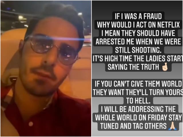 <p>El Estafador de Tinder volvió a las redes sociales y publicó contenido en su defensa </p>