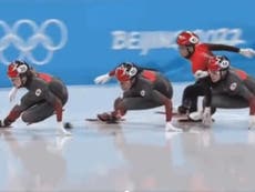Canadian media question whether Chinese skater deliberately took out fellow competitor: ‘Truly Olympic level cheat’