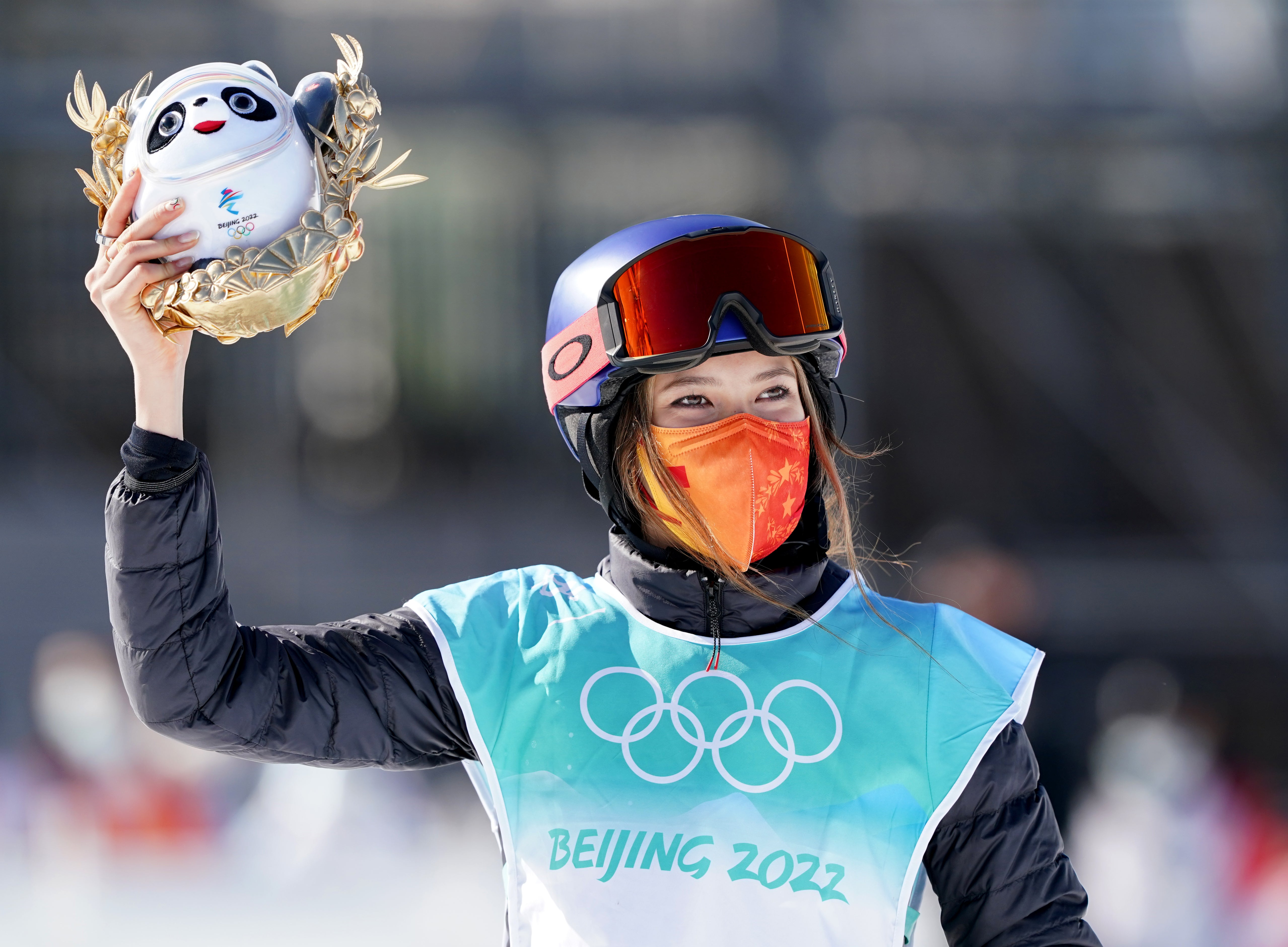 Eileen Gu won gold for China in the freestyle Big Air (Andrew Milligan/PA)