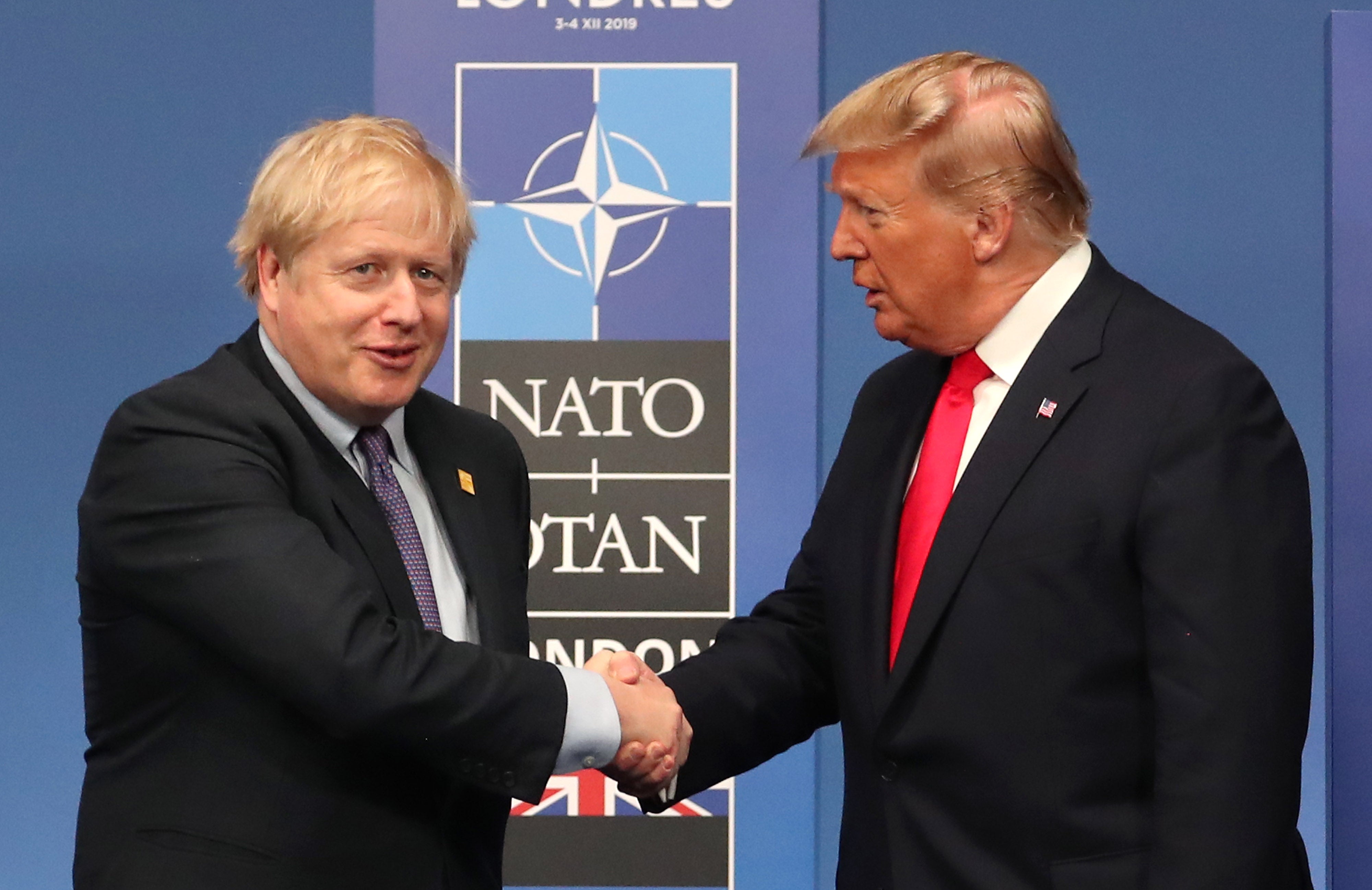 Boris Johnson has been accused of cosying up to Donald Trump in the past