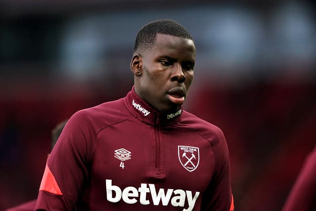 El defensa del oeste, Kurt Zouma, se disculpó por sus acciones (Zac Goodwin/PA)