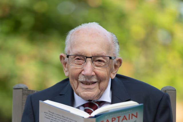 <p>Captain Tom became a national hero in 2020 after walking 100 laps of his garden in aid of the NHS during the pandemic.   </p>