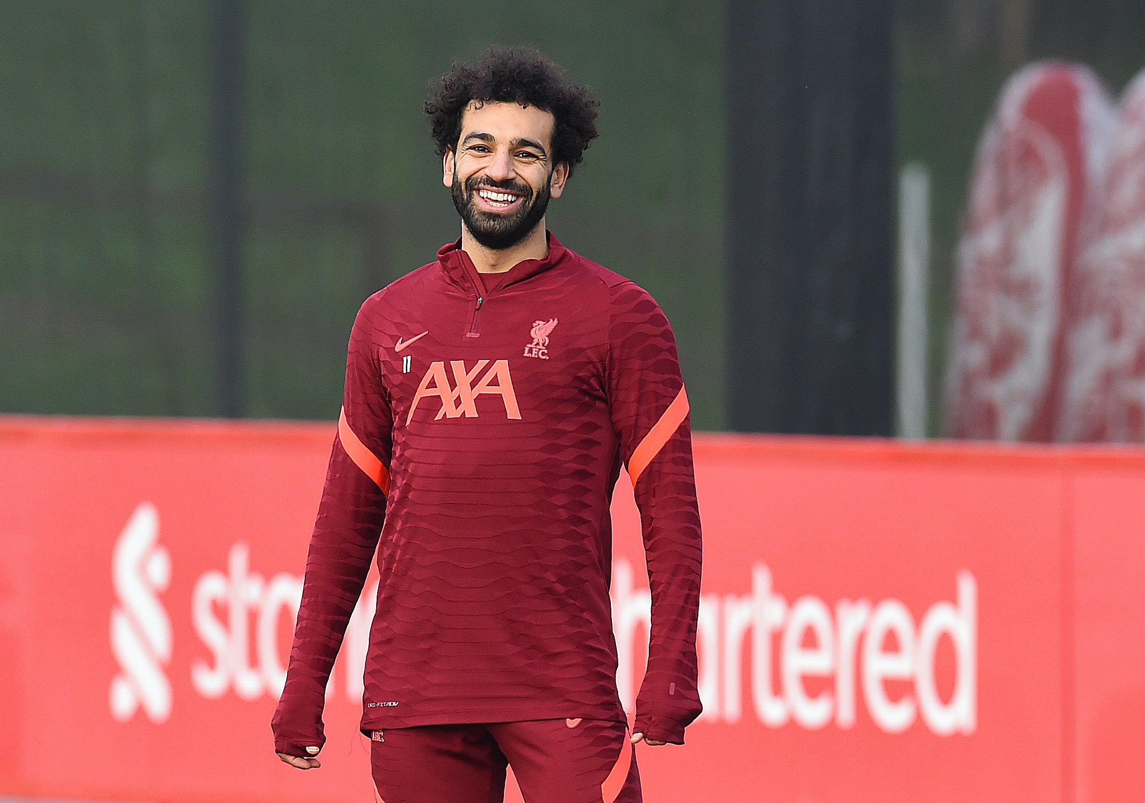Mohamed Salah has returned to Liverpool training