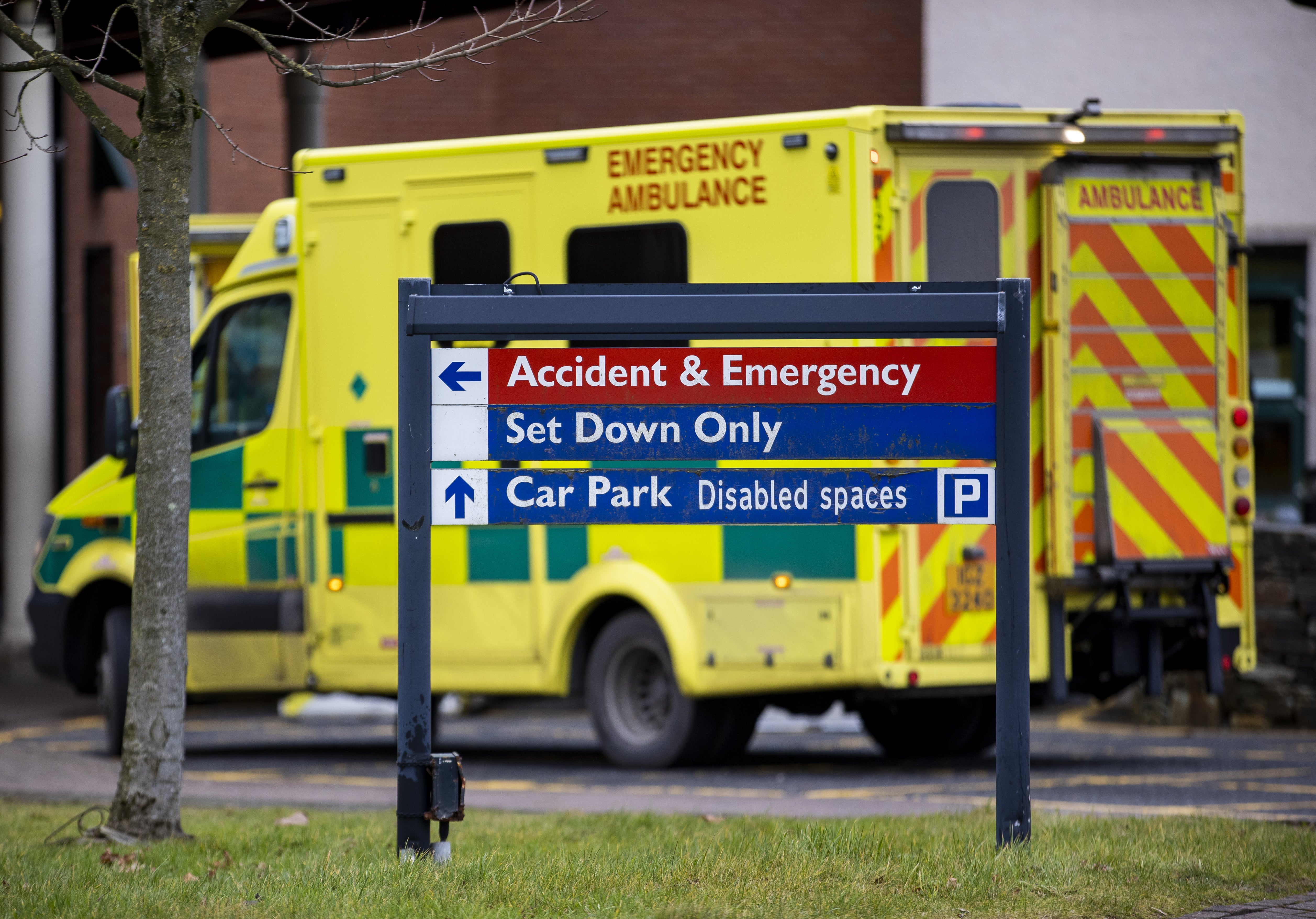 A&E waiting time figures have been released (Liam McBurney/PA)