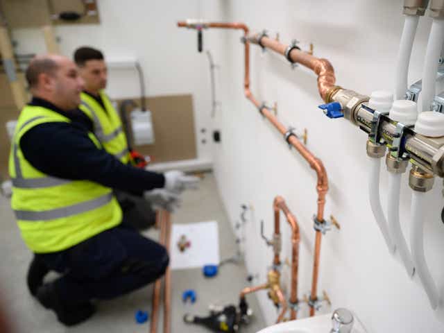 <p>A think-tank has suggested a recruitment drive for ‘climate hero’ plumbers in a bid to bolster workforce for net-zero drive</p>