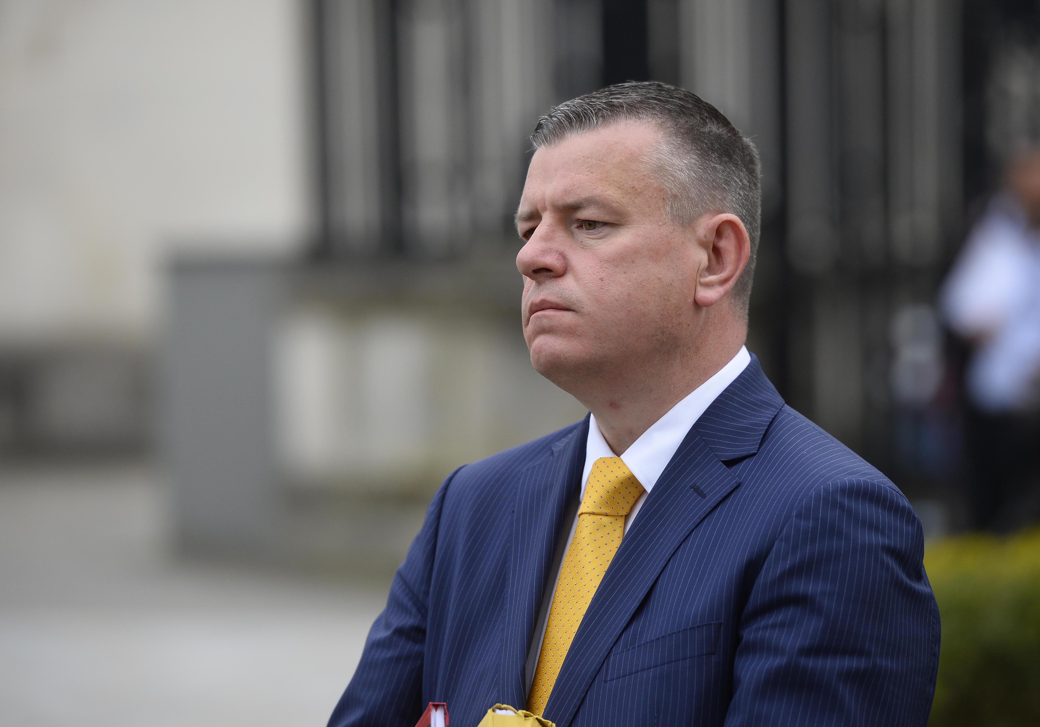 Solicitor Niall Murphy, who represents families affected by the Police Ombudsman report into 11 UDA murders in south Belfast in the 1990s, said the Government is trying to shut down future scrutiny of allegations of security force collusion (Mark Marlow/PA)