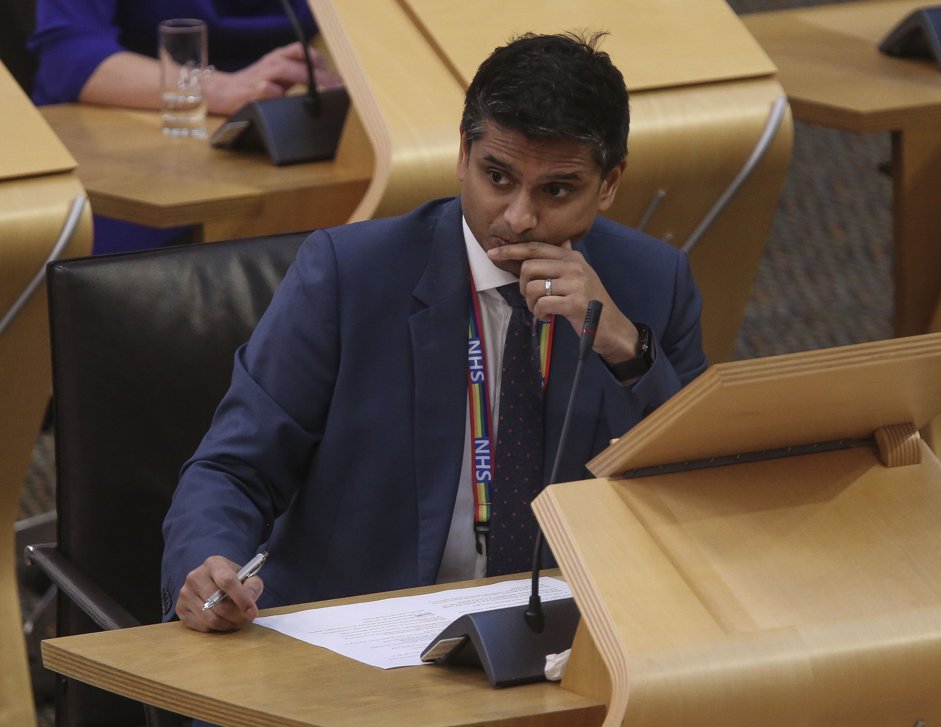 Tory health spokesman Sandesh Gulhane said ‘it’s time to move on from blanket legal restrictions’ (Fraser Bremner/Scottish Daily Mail/PA)