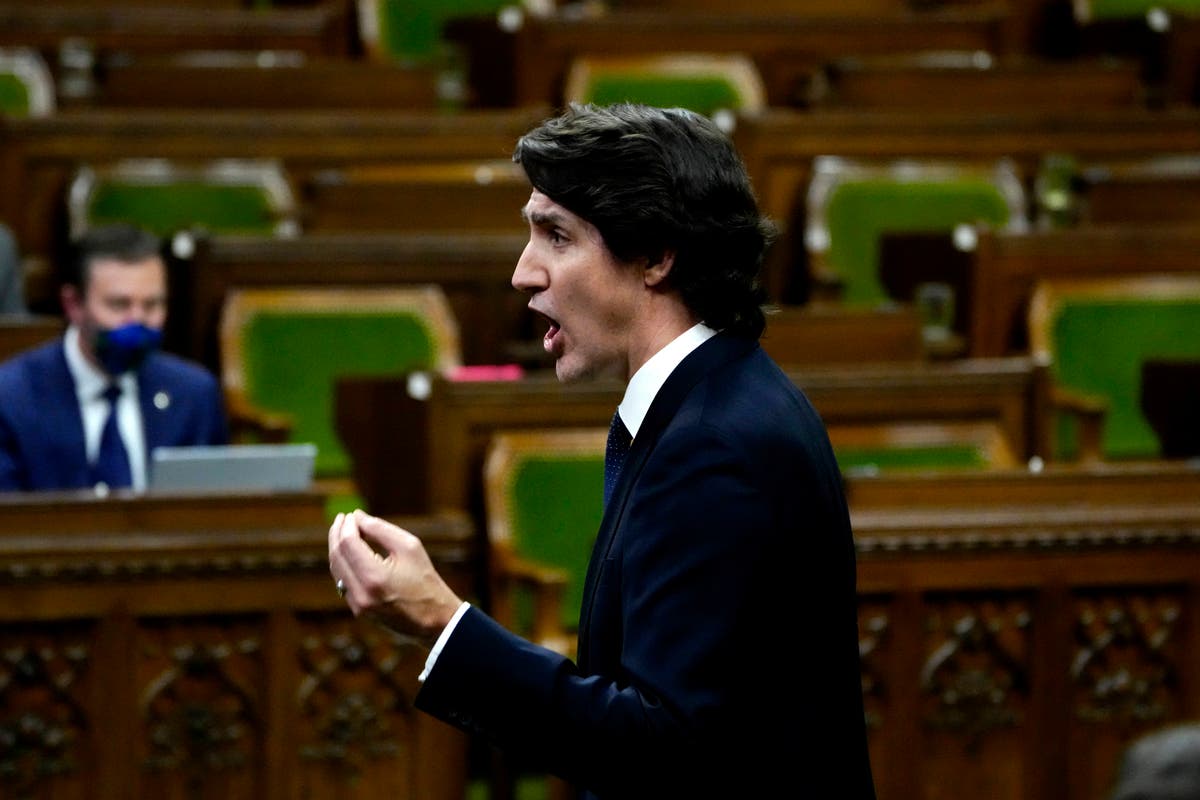 &lsquo;It has to stop&rsquo;: Trudeau demands end to trucker protest saying &lsquo;people waving swastikas&rsquo; don&rsquo;t represent Canada