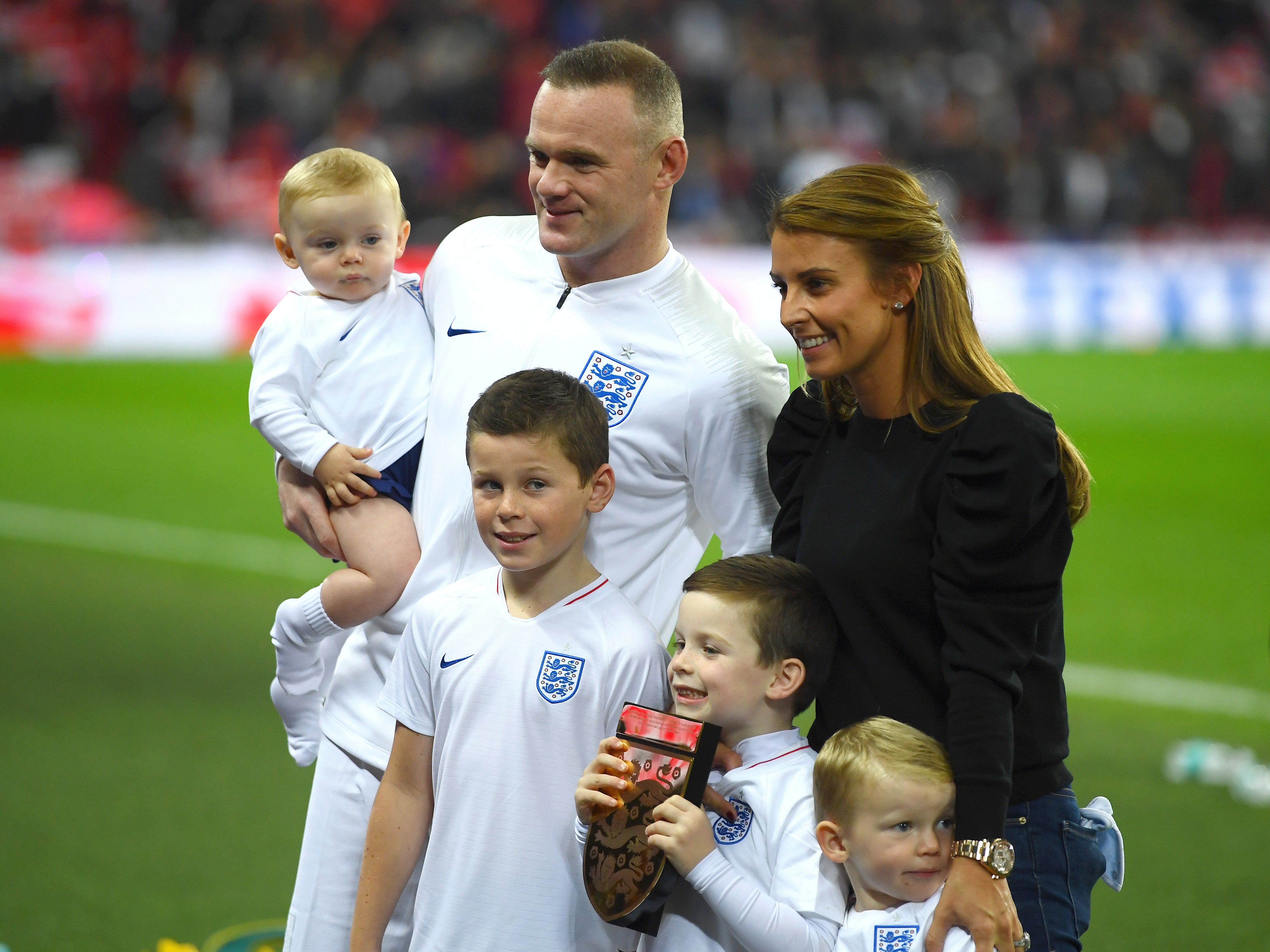 Rooney family in 2018