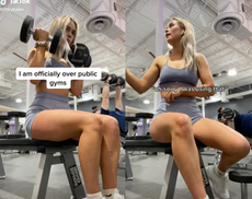 Woman reveals how her weights were taken by another gym-goer in the middle of her workout