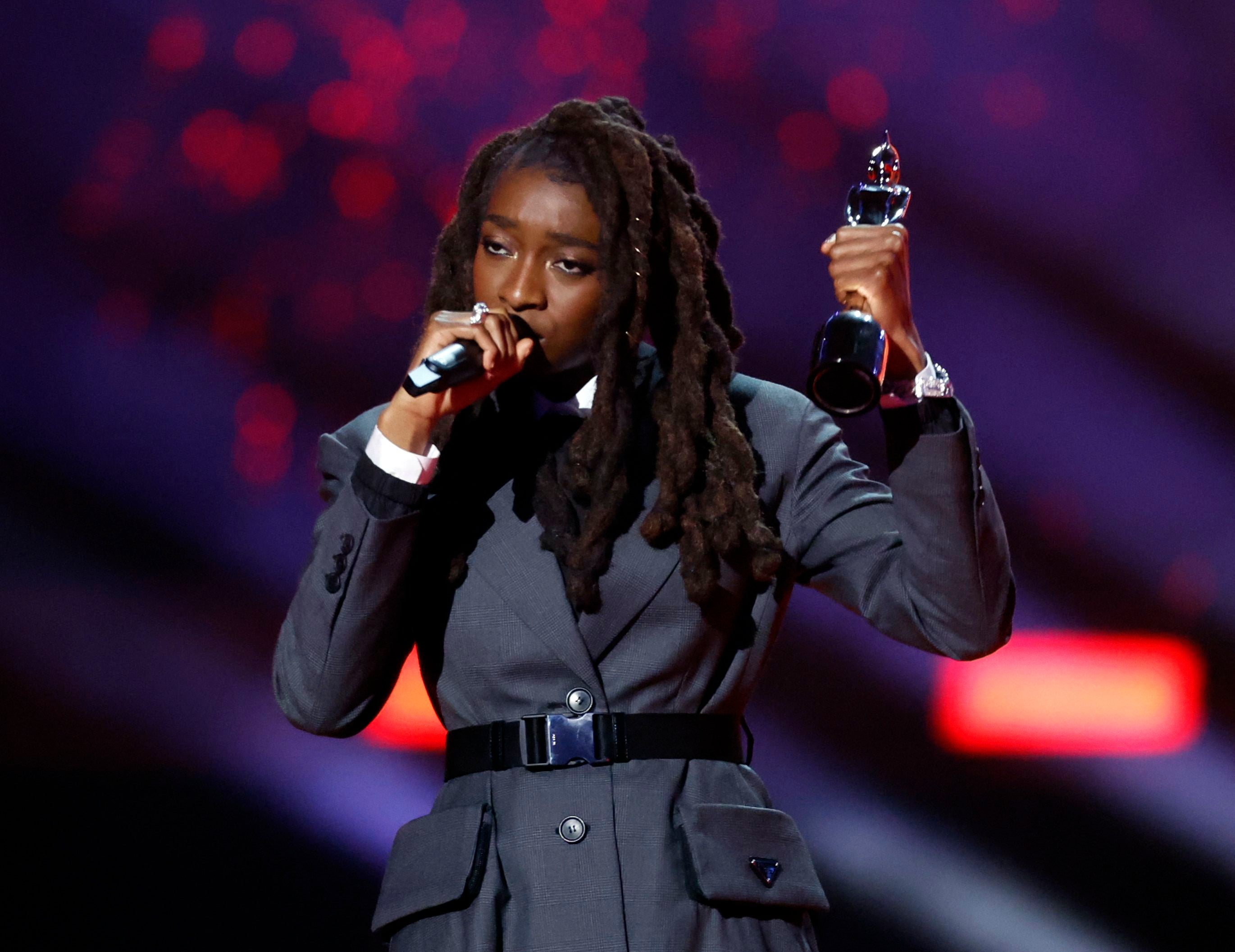Little Simz also received the award for Best New Artist at the Brit Awards 2022