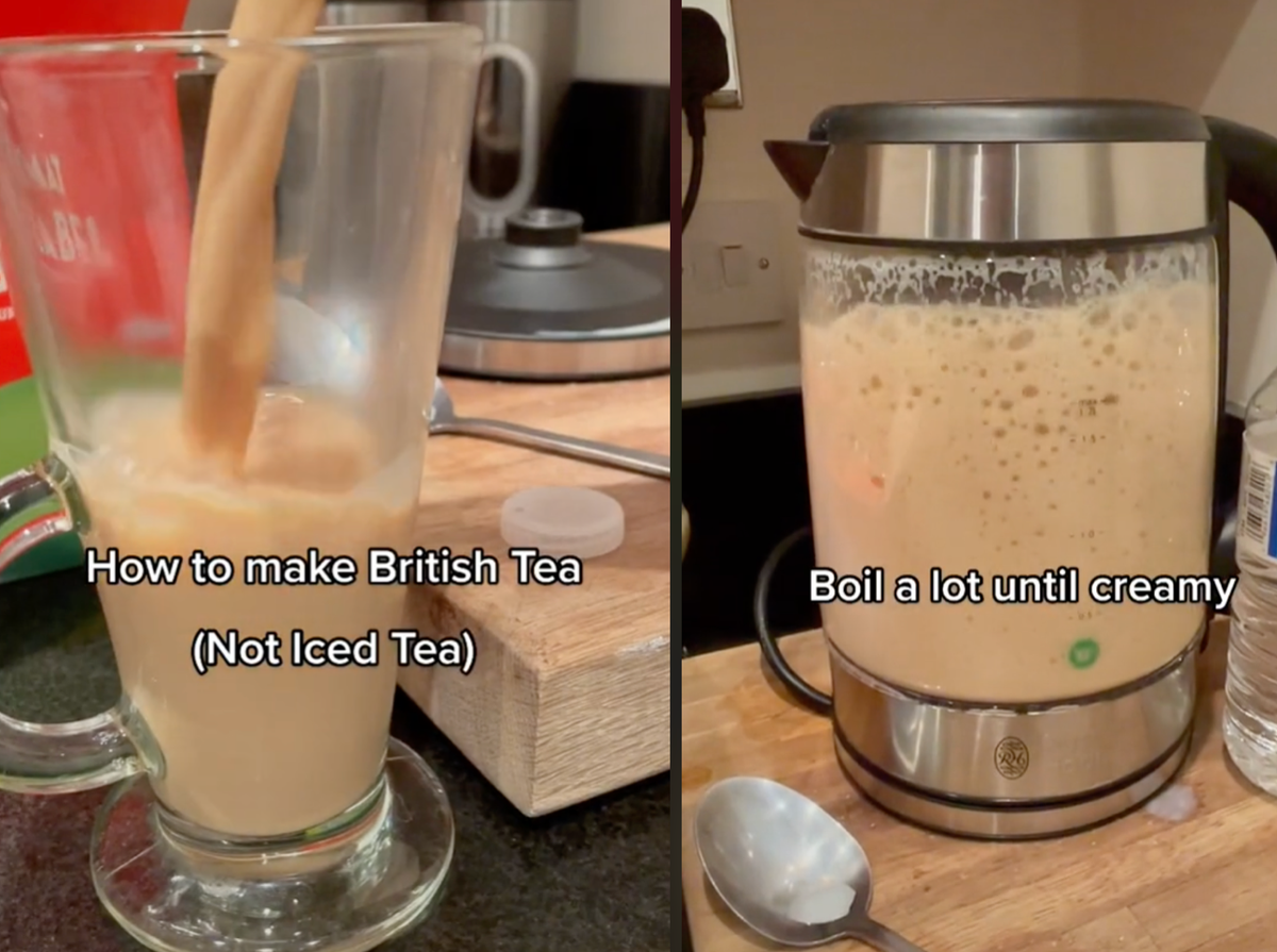 American living in the UK confuses people after revealing how to make British tea