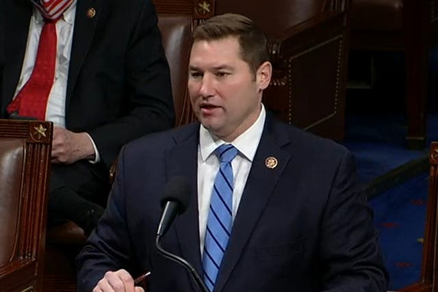 <p>Guy Reschenthaler giving his remarks in the House of Representatives on 8 February 2022</p>
