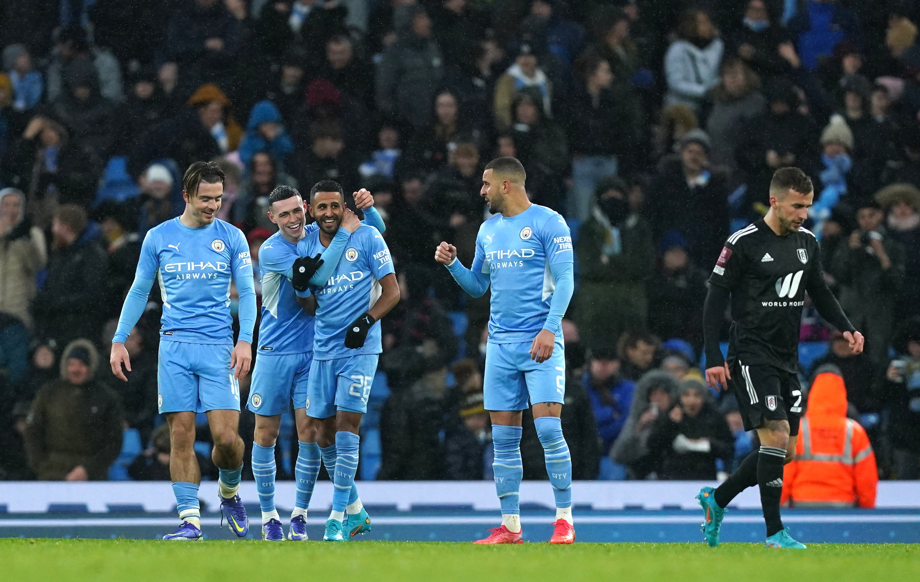 Manchester City claimed a comfortable victory over Fulham on Saturday (Martin Rickett/PA)