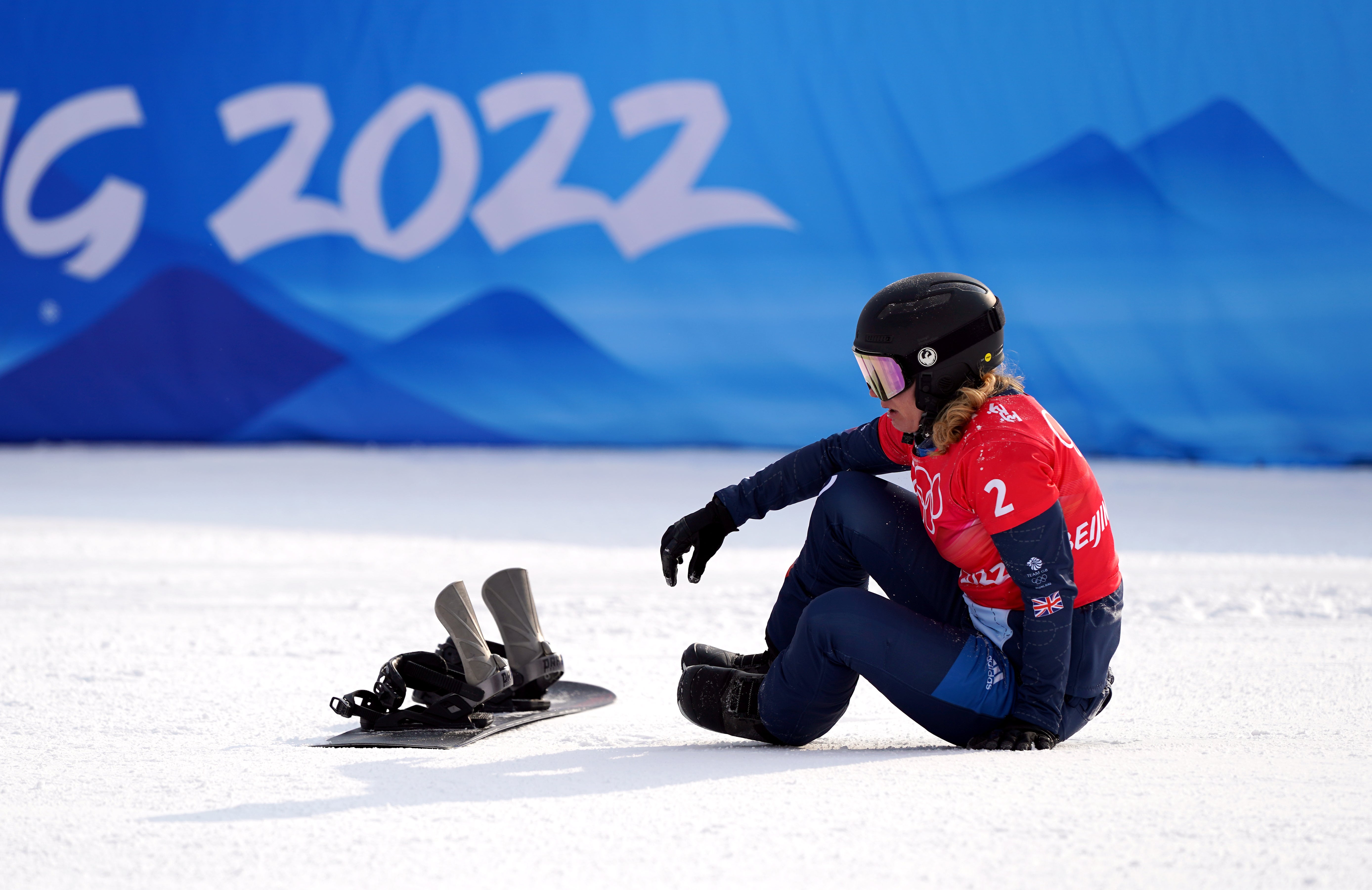 Charlotte Bankes reacts after being eliminated (Andrew Milligan/PA)