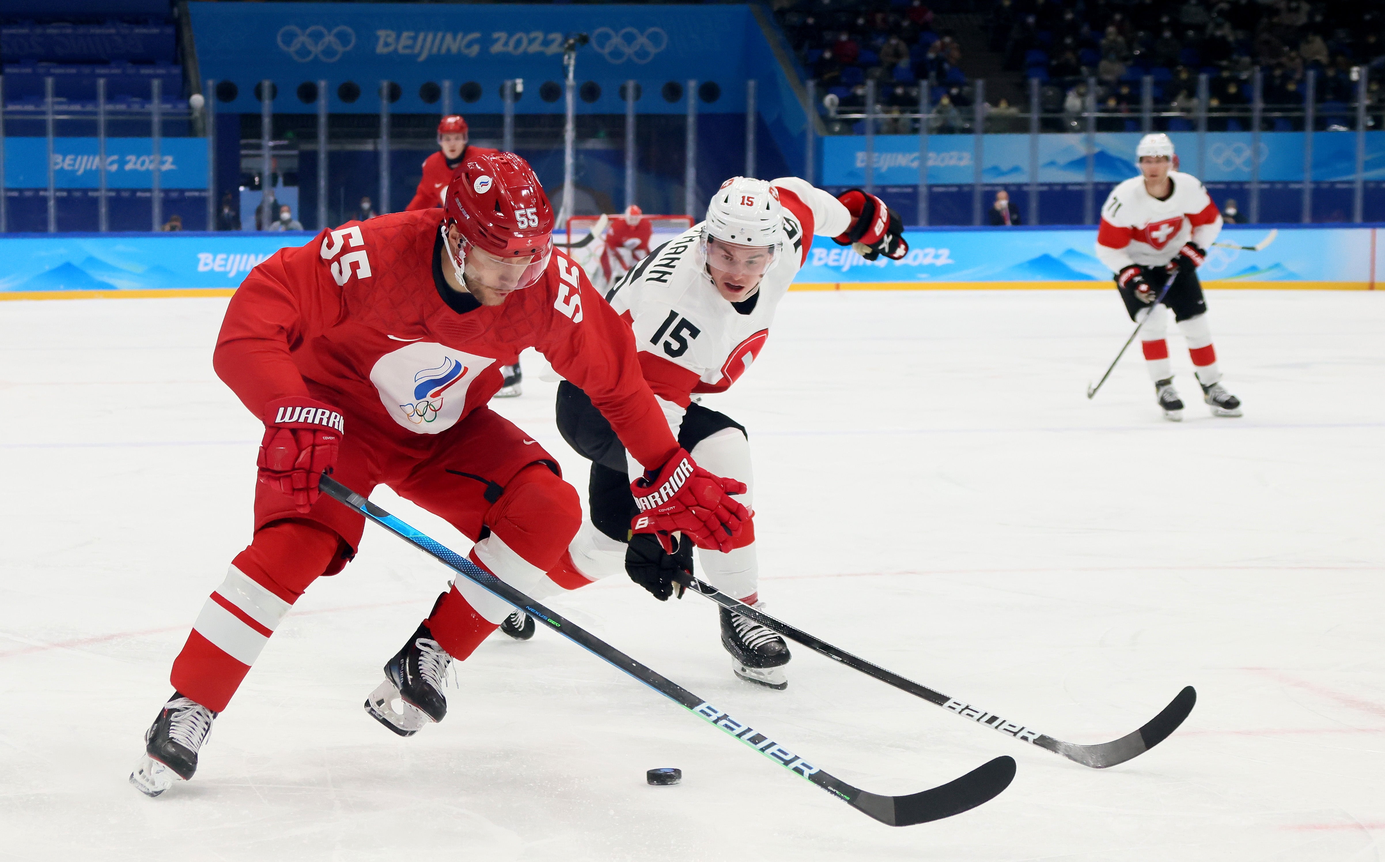 The men’s ice hockey tournament gets underway in Beijing today