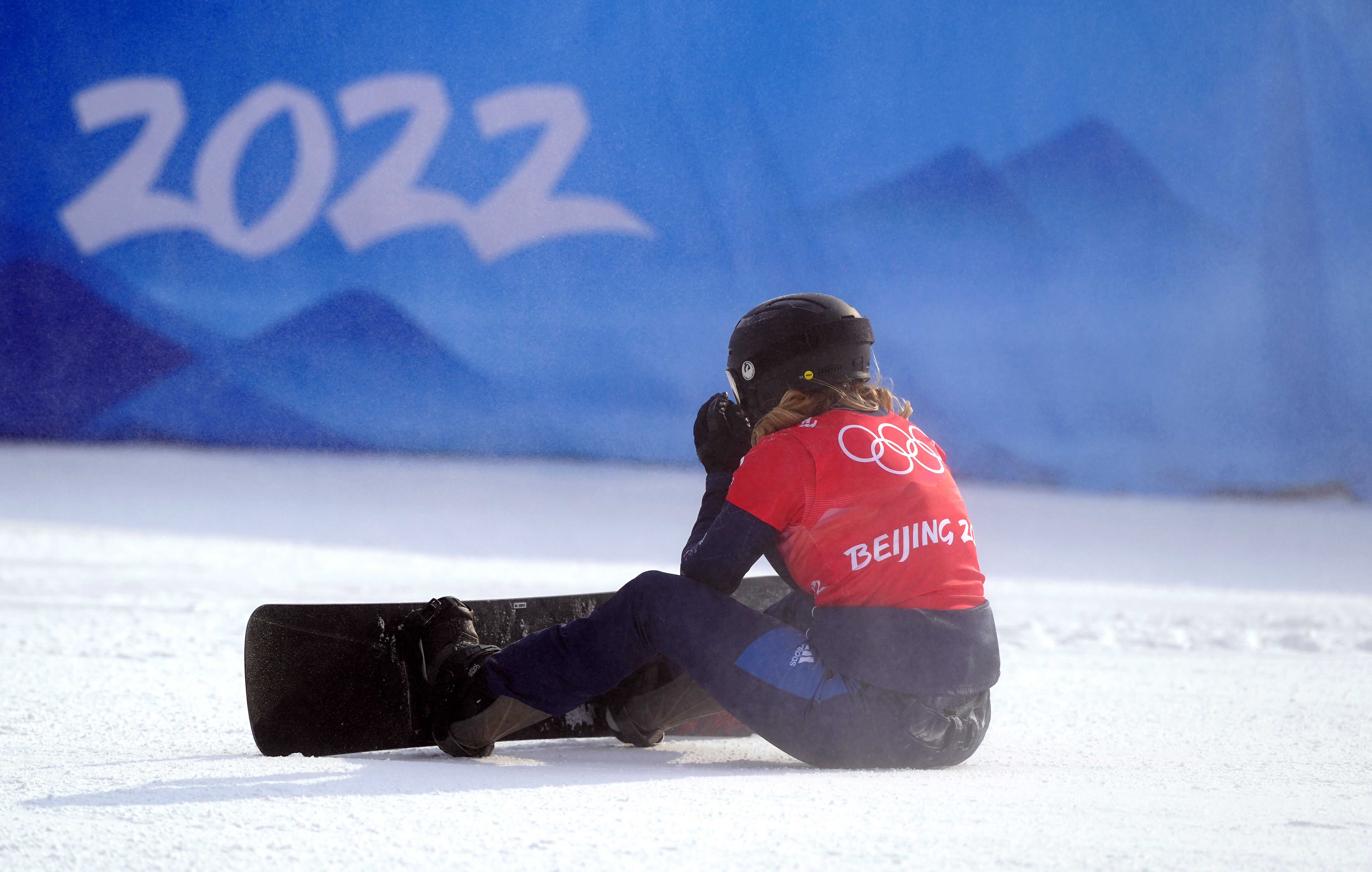 Charlotte Bankes missed out on a snowboard medal in Beijing (Andrew Milligan/PA)