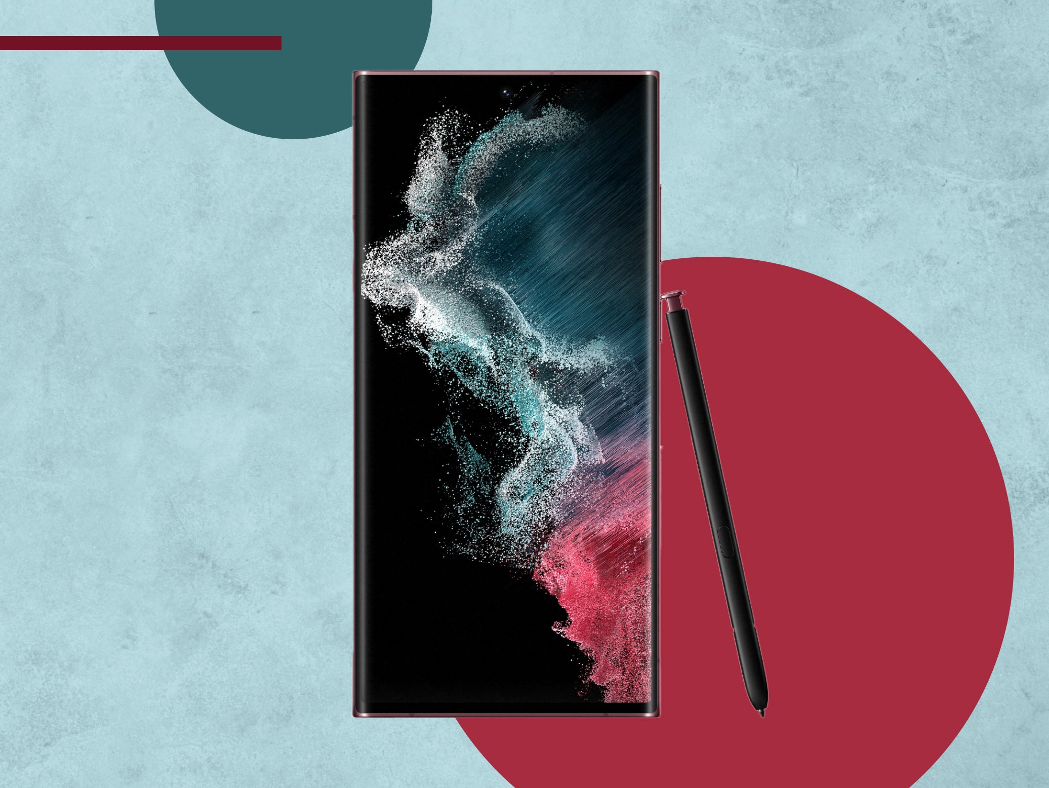 <p>The device measures 163.3mm tall and comes with the S-Pen included</p>