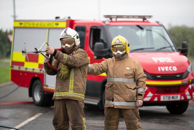 Firefighters from the Scottish Fire and Rescue Service are being offered the chance to carry naloxone (Jane Barlow/PA)