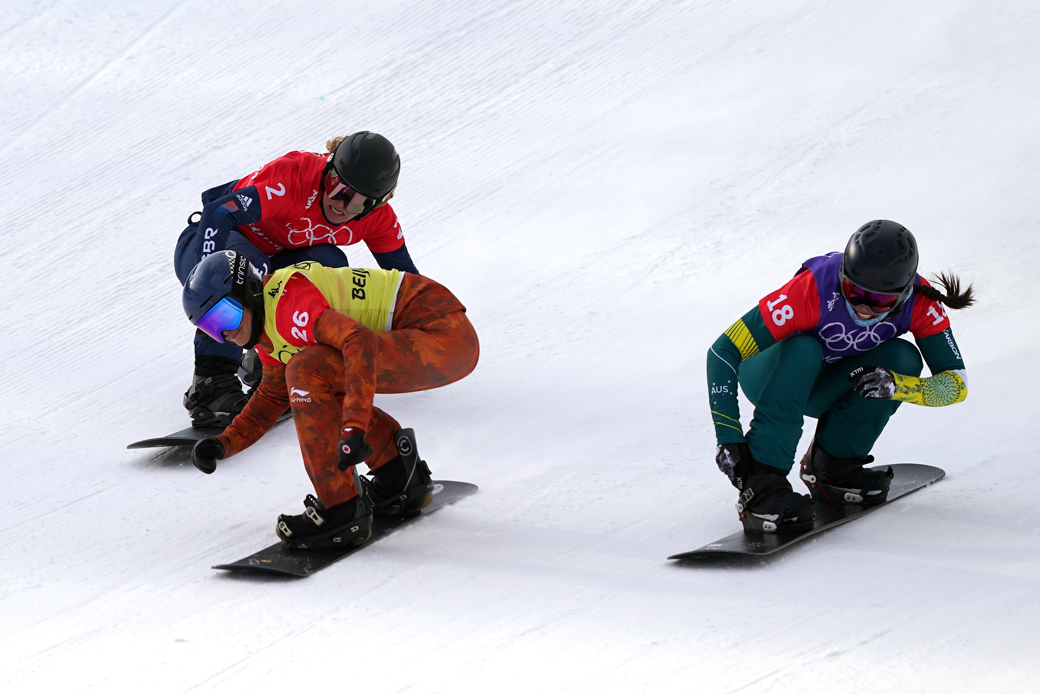 Charlotte Bankes, left, missed out on a semi-final place in Beijing by the narrowest of margins (Andrew Milligan/PA)