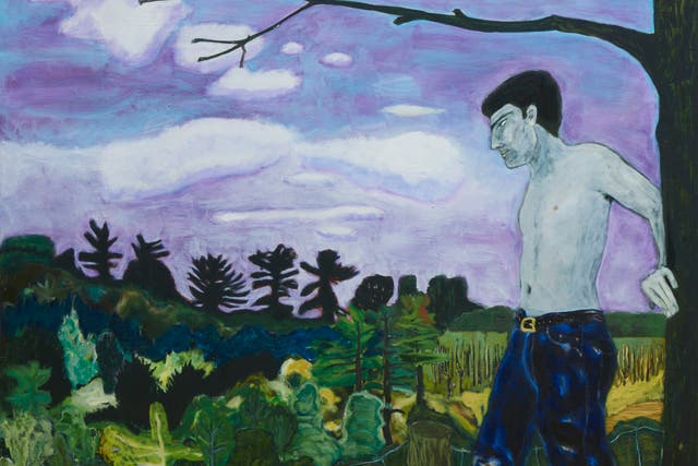 Peter Doig’s painting At the Edge of Town has been acquired for the nation (Peter Doig/PA)