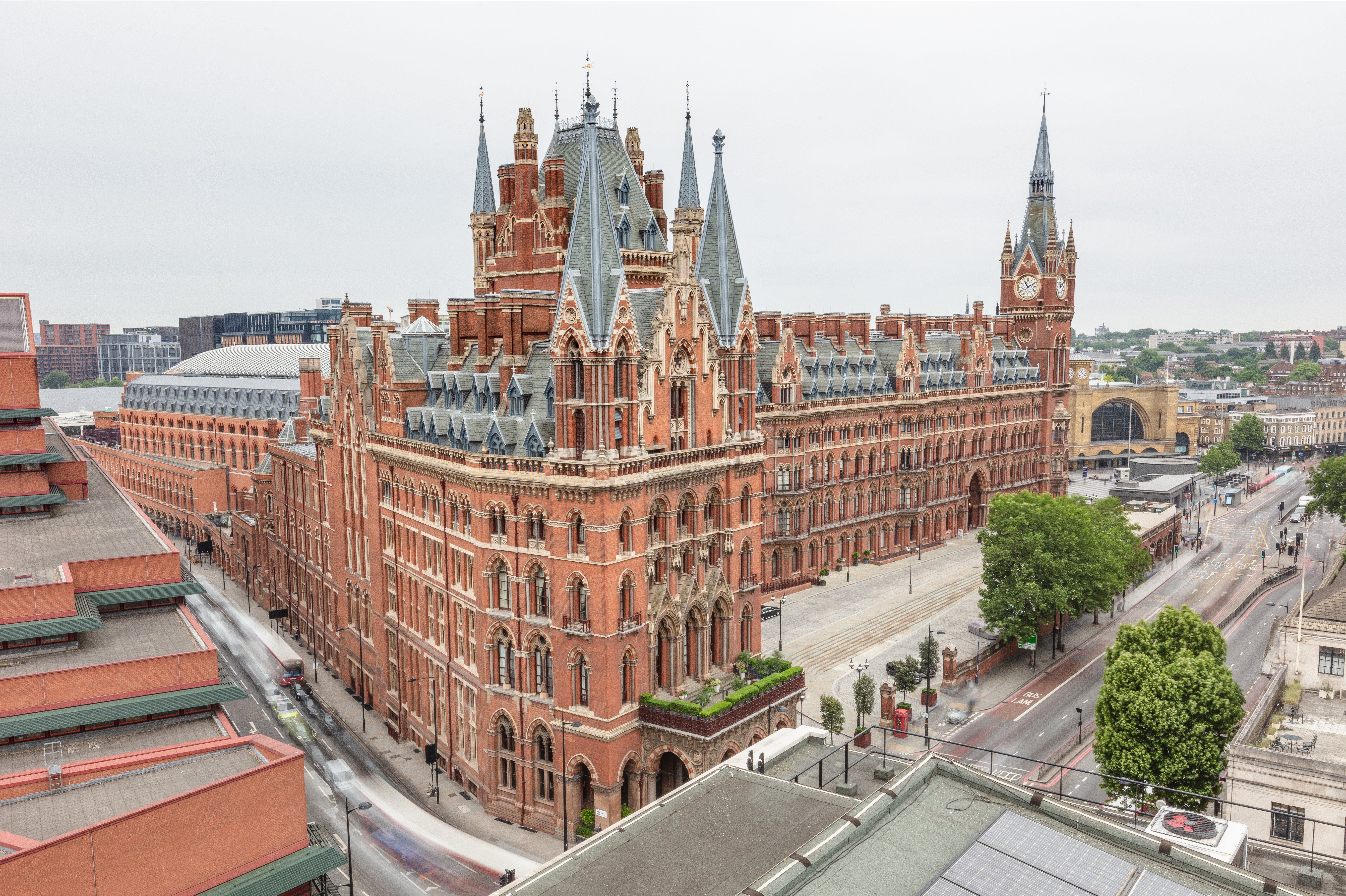 The Renaissance Hotel offers soaring gothic architecture