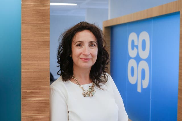 Jo Whitfield, the boss of Co-op food, is to take unpaid leave to support her sons during exams (Co-op/PA)
