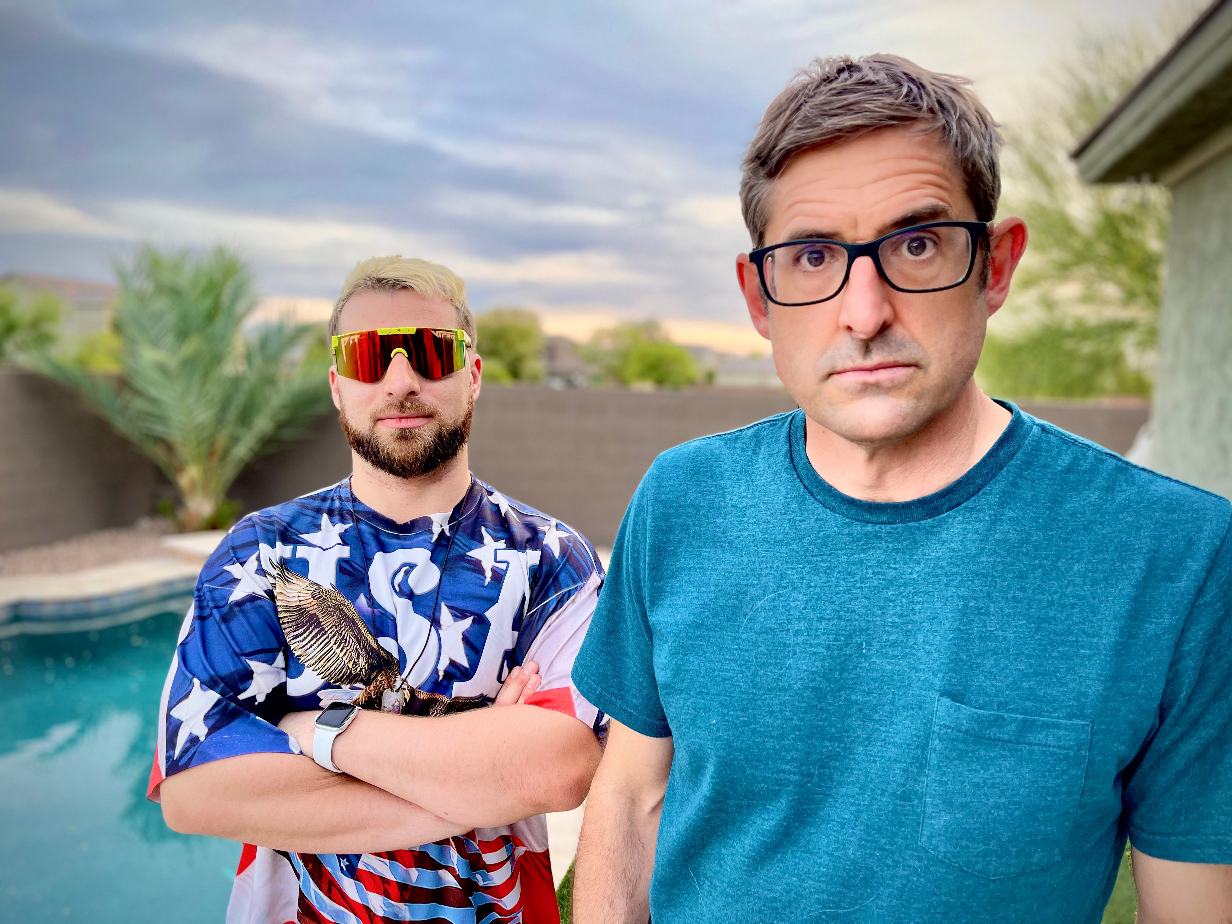 Capitol rioter Baked Alaska and Louis Theroux