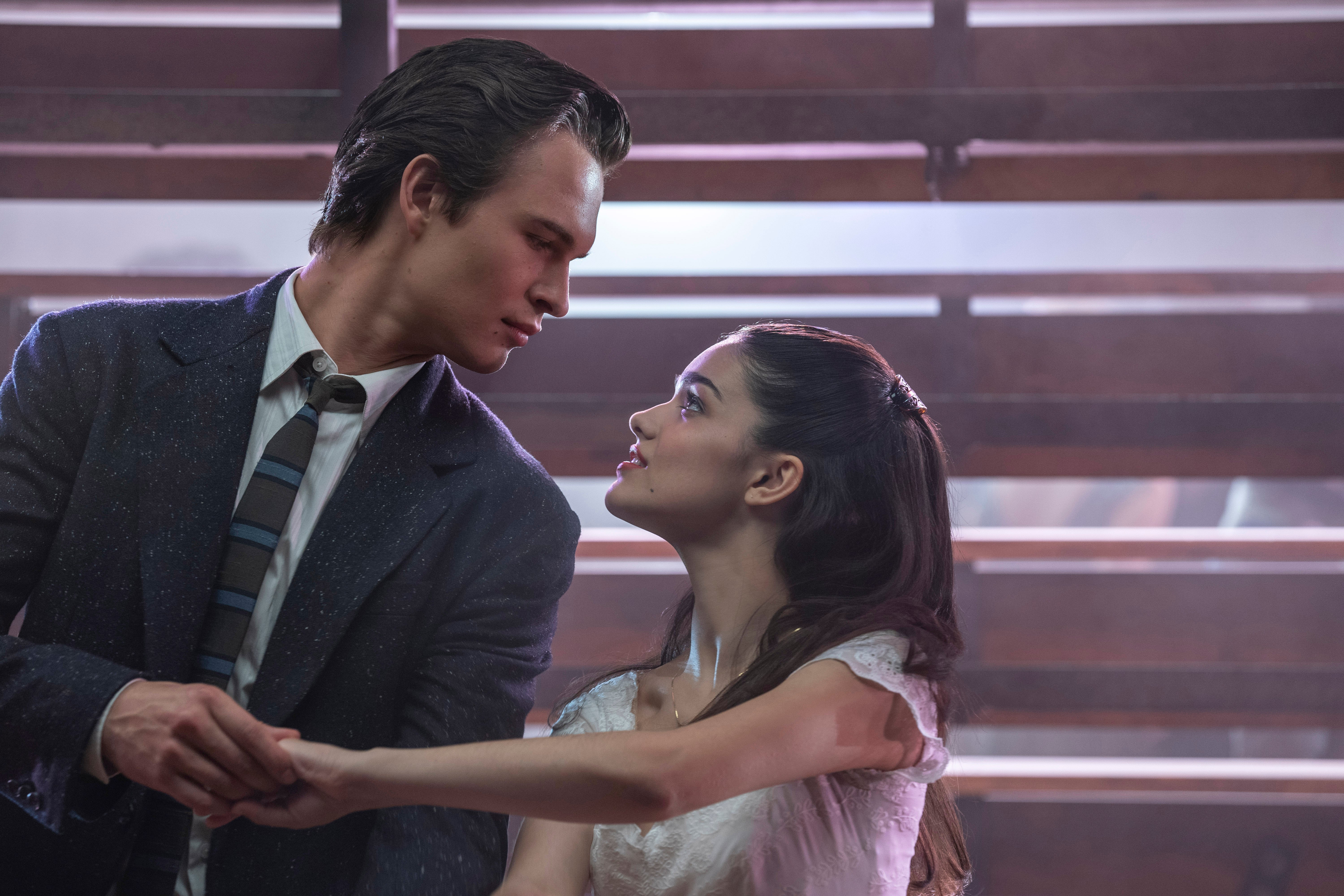 Ansel Elgort and Rachel Zegler in ‘West Side Story’