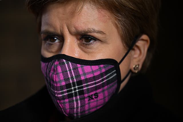 First Minister Nicola Sturgeon says she wants to see a ‘significant reduction’ in drugs deaths (Jeff J Mitchell/PA)