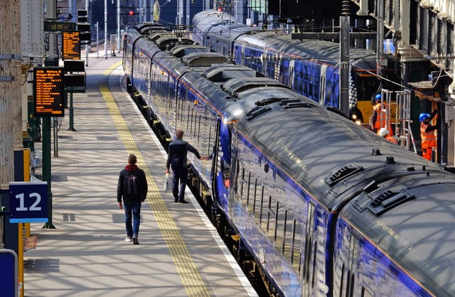 The rail company will fall into public hands from April 1 (Jane Barlow/PA)