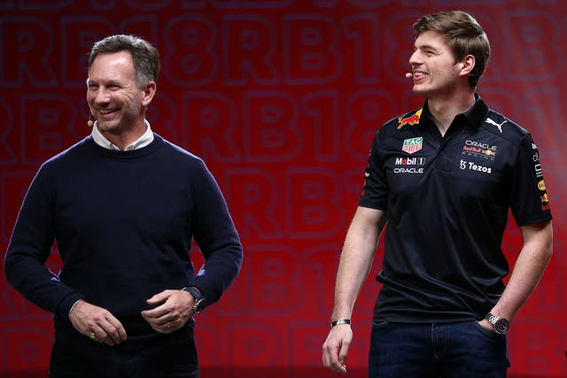 <p>El piloto de Red Bull estuvo en la presentación de su nuevo auto</p>