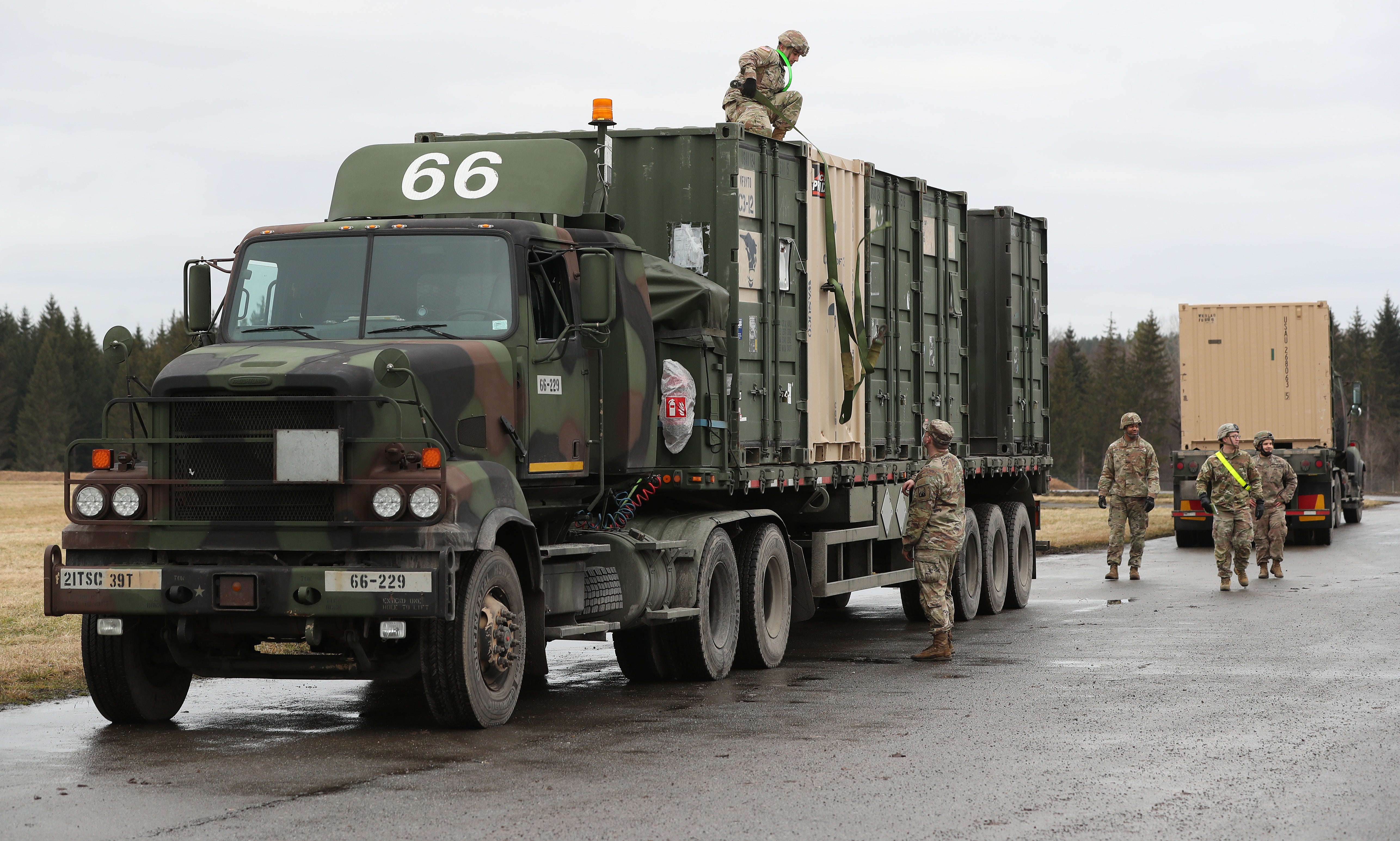 US troops prepare to depart from Germany to Romania